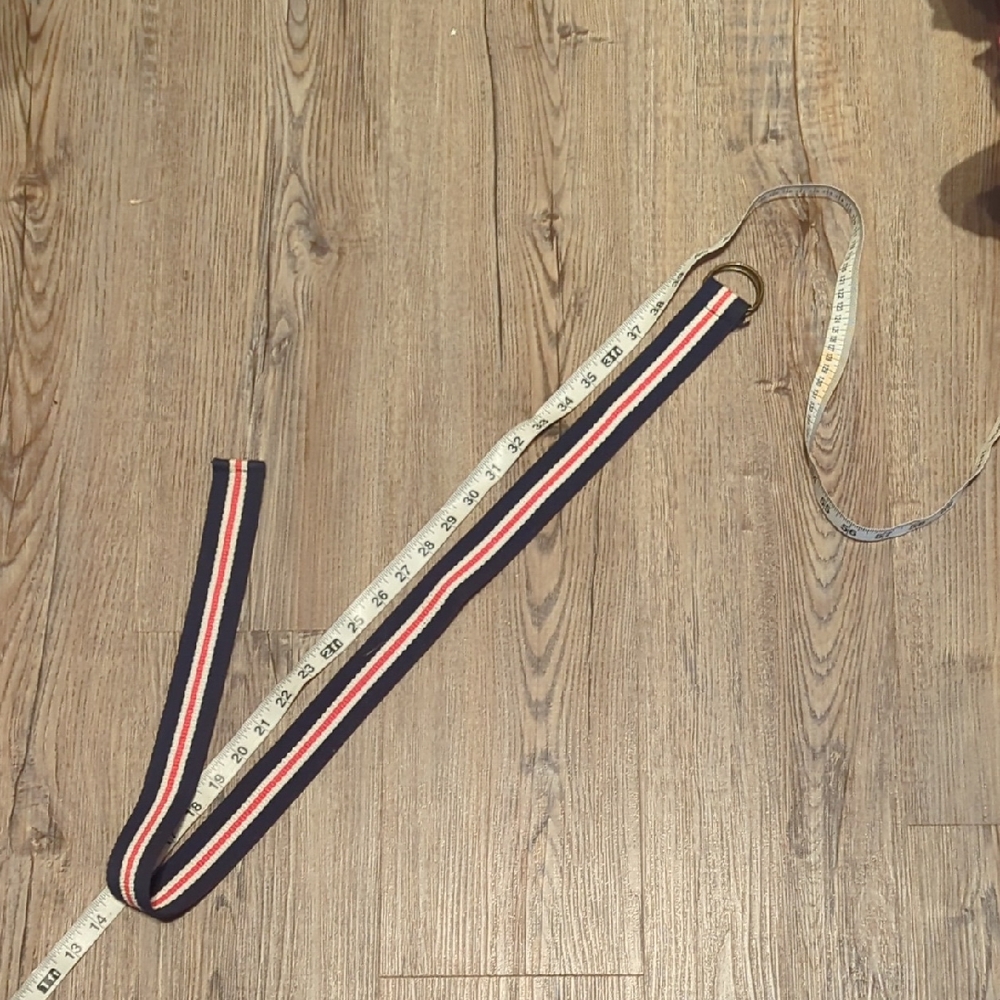 GAP Navy and Red Striped Belt
